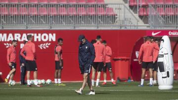 Lopetegui, en un entrenamiento.