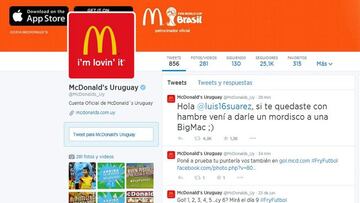 McDonalds ironiza con el mordisco de Luis Suárez