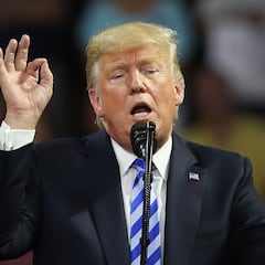 Donald Trump, presidente de los Estados Unidos de América.