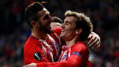 Koke y Griezmann.