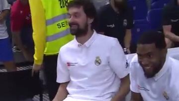 Llull y Randle vieron desde el banquillo el Madrid-Tecnyconta