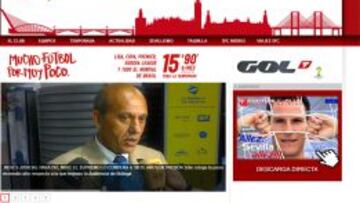 Imagen de la web del Sevilla.