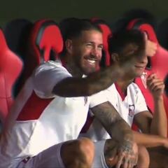 El reencuentro de Ramos con Falcao: Respeto y admiración