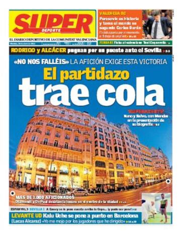 Portadas de la prensa deportiva