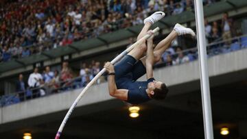 El pertiguista francés Renaud Lavillenie.