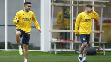 VILA-REAL 24/02/2021
 ENTRENAMIENTO DEL VILLARREAL, MARIO Y ALBERTO MORENO
 FOTOS ANGEL SANCHEZ
 