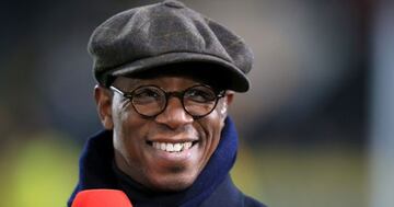 Ian Wright, durante una retransmisi&oacute;n televisiva.