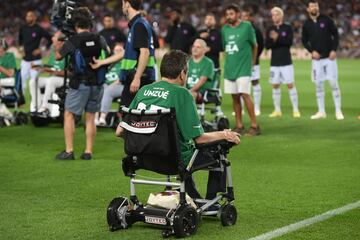 Saque de honor de Unzué.