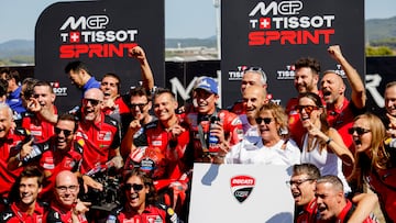 Ducati celebra su sexto Mundial de Constructores consecutivo en Cataluña.