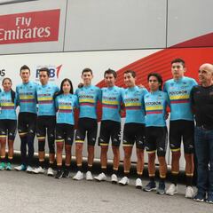 Team UAE Emirates y su ayuda a Colombia en el Mundial