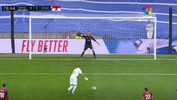 Cuando te ganan la batalla psicológica y tiras un penalti como nunca lo has hecho: Benzema...