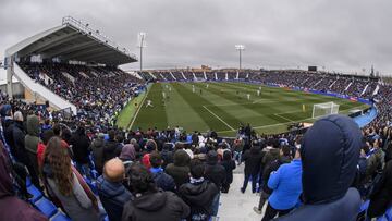 Butarque, estadio del CD Leganés.