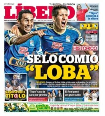 Portadas de la prensa deportiva