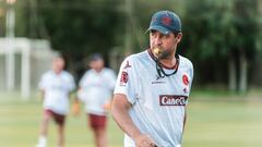 André Jardine en una sesión de entrenamiento con el Atlético de San Luis. Fuente: Twitter Atlético de San Luis.