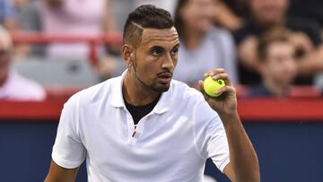 Nick Kyrgios derrotado a las primeras de cambios en el Masters 1.000 de Canad&aacute;. 