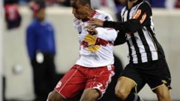 <b>INTERESA. </b>Agudelo controla un balón en el Red Bull Arena.
