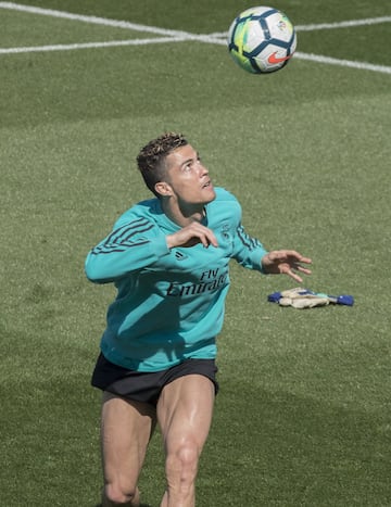 El entrenamiento del Madrid antes de recibir al Athletic