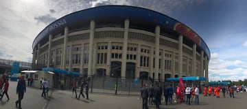 El color previo a la inauguración del Mundial de Rusia