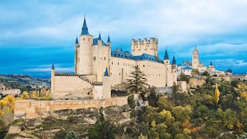 Alcazar Castle in Segovia, Spain