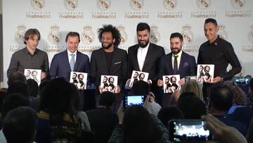 Marcelo presenta su libro 'Método 12' en el Bernabéu