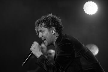 David Bisbal durante su concierto en el WiZink Center.