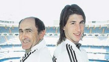<b>DOS GENERACIONES. </b>Pirri permaneció como jugador en las filas del Real Madrid desde 1964 hasta 1980. Ramos le cogió el testigo y hará historia como madridista.