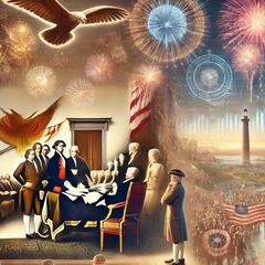 How old is America on July 4th 2024 and what was its population when founded?