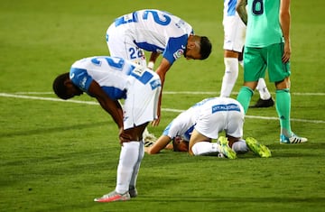 Los jugadores del Legan¨¦s lo han intentado hasta el final, pero no han podido lograr el milagro de la salvaci¨®n... Jugar¨¢n en LaLiga SmartBank despu¨¦s de cuatro temporadas en LaLiga Santander.