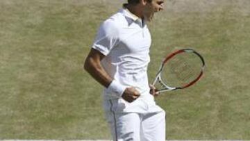 <strong>REY DE NUEVO.</strong> Tras un paréntesis motivado por Rafa Nadal, Roger Federer es de nuevo el rey de la hierba de Wimbledon.
