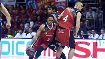 El Fuenlabrada, en cuadro para su partido contra el Bilbao Basket