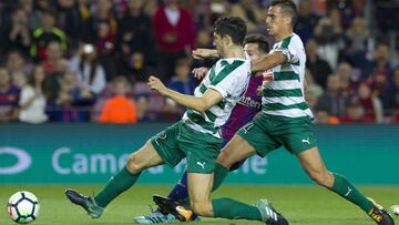 Jugada de Messi ante el Eibar