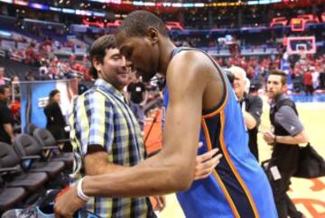 Bubba Watson y Kevin Durant.