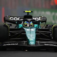 Alonso lidera antes de la lluvia