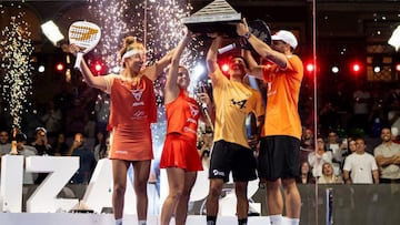 Bea, Paula, Chingotto y Galán, ganadores en Egipto.