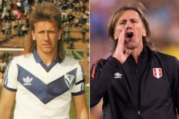 El actual DT de Perú tuvo su pasado como futbolista en Vélez, River, América de Cali, entre otros. Hoy tiene 58 años.