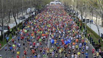 Imagen del Marat&oacute;n de Madrid de 2018.