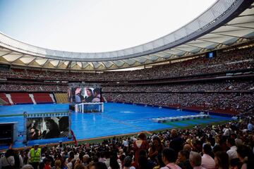 Los testigos de Jehová inundan de fe el Wanda Metropolitano