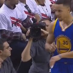 A sangre fría: el recado de Curry al público de los Blazers