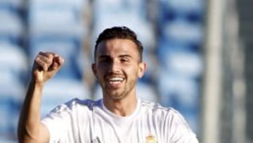 Borja Mayoral hizo un doblete en Suecia. 