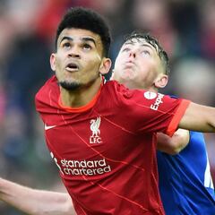 El debut de Luis Díaz con Liverpool, en imágenes