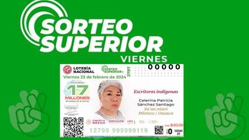 Resultados Sorteo Superior 2797: lista de ganadores y números premiados | 23 de febrero 2024