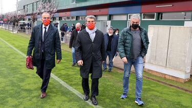 08/03/21 BARCELONA VISITA DE JOAN LAPORTA TRAS LAS ELECCIONES A LA PLANTILLA DE FUTBOL
FOTO:FC BARCELONA