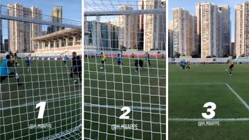 Va tan sobrado que es un abuso: el hat-trick de Mbapp¨¦... uno de los goles es una pasada