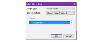 Cómo borrar a fondo un USB o disco SSD con este programa