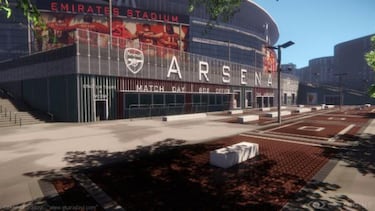 El estadio del Arsenal virtual más realista que verás