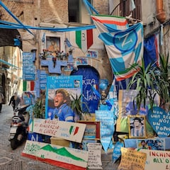 Ilusión y las calles teñidas de azul: Así se prepara Nápoles para el Scudetto 33 años después