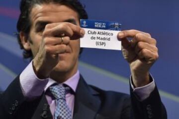 Sorteo de los cuartos de Champions en imágenes