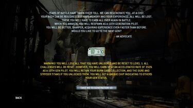 Un usuario logra los 10 niveles de prestigio de Titanfall en 3 días