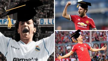 Le dan bien al bal¨®n y tambi¨¦n a los codos: futbolistas que tienen t¨ªtulos universitarios