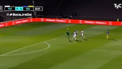 Briasco, el más listo en el gol de Boca ante Platense